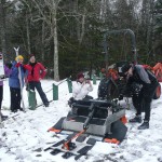 Ellie, our trail groomer.